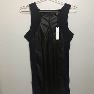 Boutique vegan Leather dress!